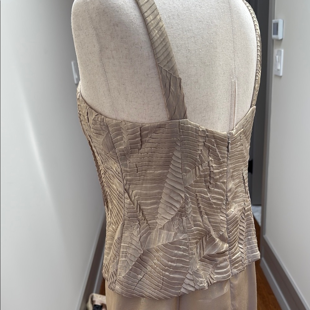 Alex Evenings Gold Long Dress with Jacket